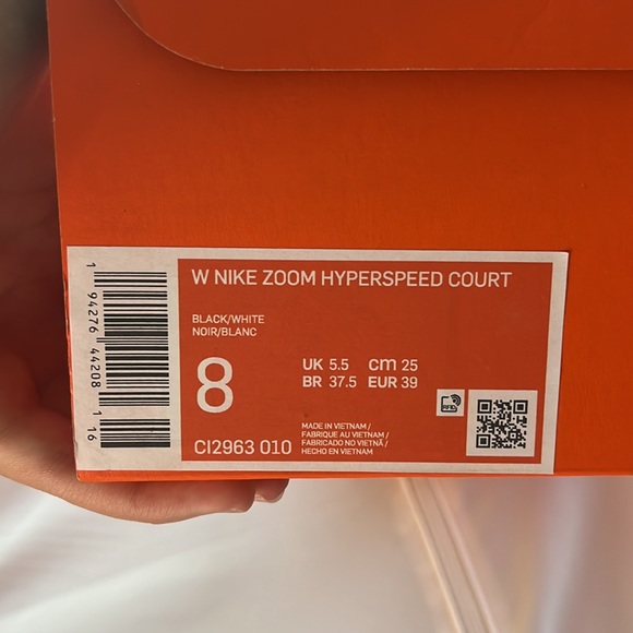 Nike Zoom Hyperspeed Court Volleyball Shoes, Black SIZE 8 - Picture 6 of 6